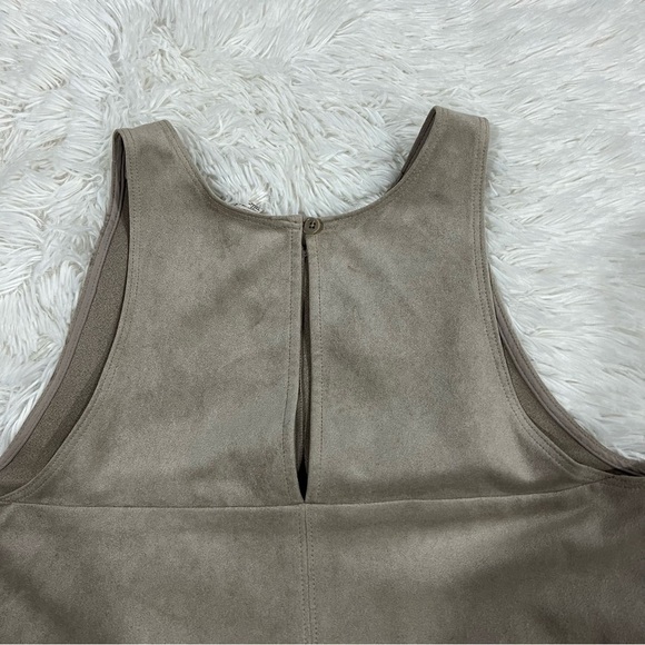 Wilfred vegan suede tan trompette dress XS - Picture 8 of 12